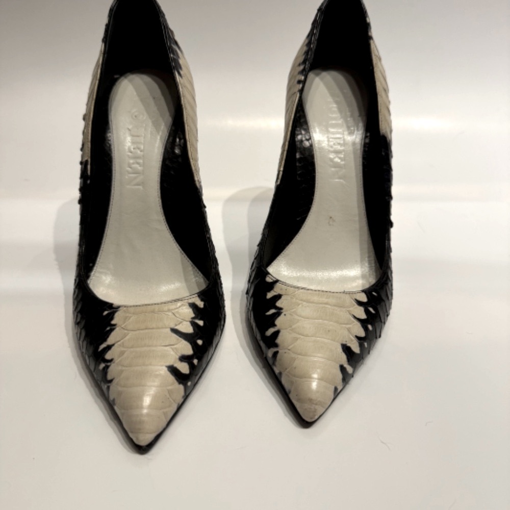 Alexander Mcqueen Rare Python Stiletto Close Toe … - image 2